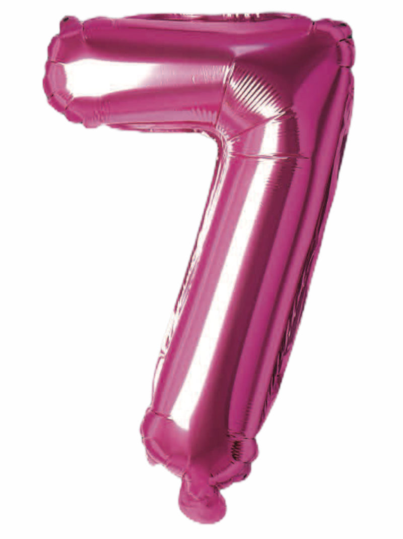 Balloonify Folienballon Zahl 7, 35cm