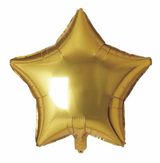 Folienballon Stern in Gold, 45cm